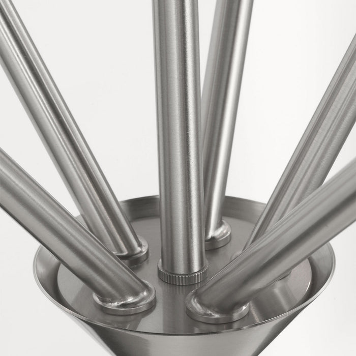 Generation Lighting - GLC1255BS - Chandelier - Werley - Brushed Nickel