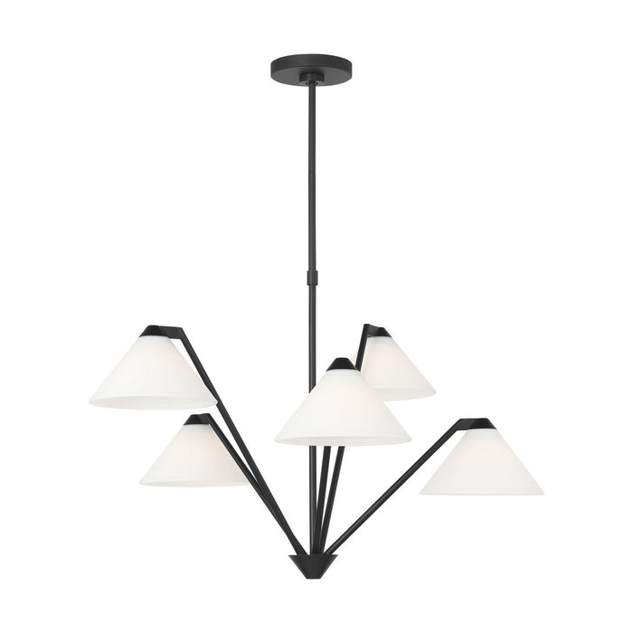 Generation Lighting - GLC1255MBK - Chandelier - Werley - Midnight Black