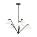Generation Lighting - GLC1255MBK - Chandelier - Werley - Midnight Black