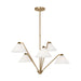 Generation Lighting - GLC1255SB - Chandelier - Werley - Satin Brass