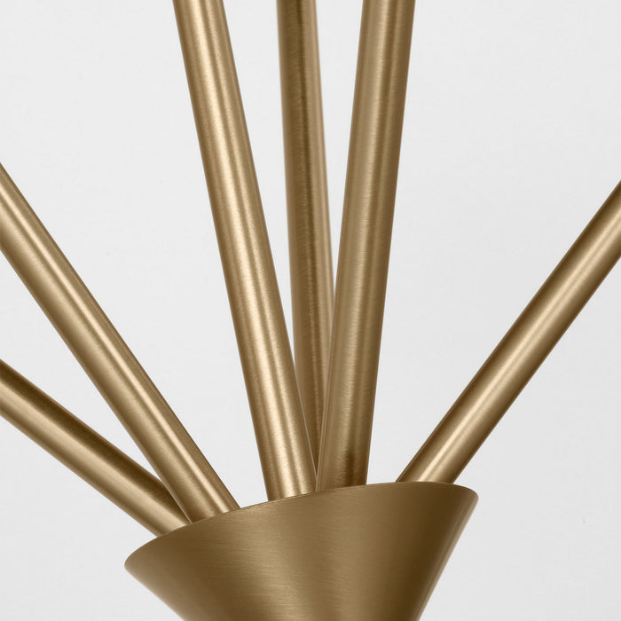 Generation Lighting - GLC1255SB - Chandelier - Werley - Satin Brass