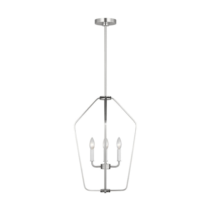 Generation Lighting - GLC1264BS - Four Light Chandelier - Kennan - Brushed Nickel