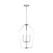 Generation Lighting - GLC1264BS - Four Light Chandelier - Kennan - Brushed Nickel