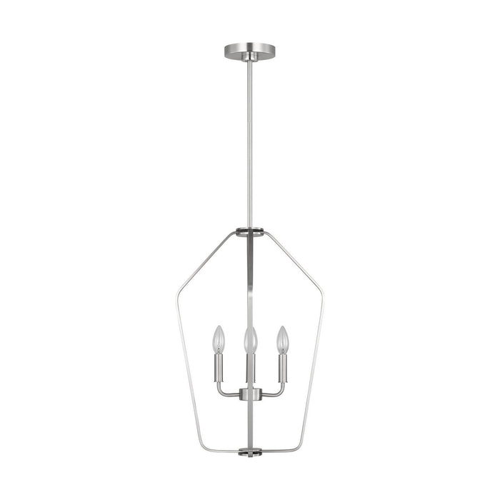 Generation Lighting - GLC1264BS - Four Light Chandelier - Kennan - Brushed Nickel
