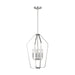 Generation Lighting - GLC1264BS - Four Light Chandelier - Kennan - Brushed Nickel