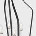 Generation Lighting - GLC1264MBK - Four Light Chandelier - Kennan - Midnight Black