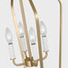 Generation Lighting - GLC1264SB - Four Light Chandelier - Kennan - Satin Brass