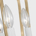 Generation Lighting - GLC1264SB - Four Light Chandelier - Kennan - Satin Brass