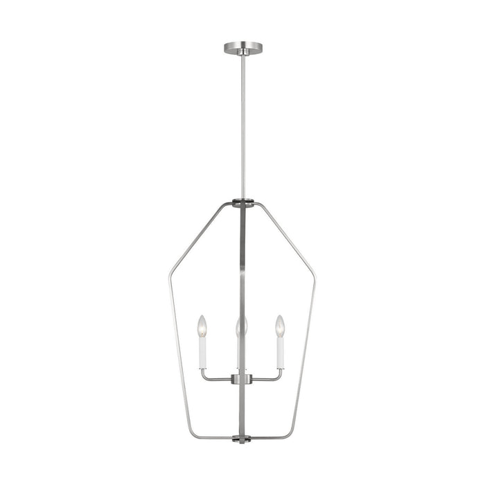 Generation Lighting - GLC1274BS - Four Light Chandelier - Kennan - Brushed Nickel