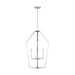 Generation Lighting - GLC1274BS - Four Light Chandelier - Kennan - Brushed Nickel