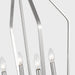 Generation Lighting - GLC1274BS - Four Light Chandelier - Kennan - Brushed Nickel