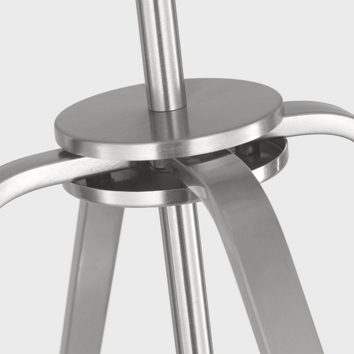 Generation Lighting - GLC1274BS - Four Light Chandelier - Kennan - Brushed Nickel