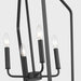 Generation Lighting - GLC1274MBK - Four Light Chandelier - Kennan - Midnight Black