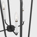 Generation Lighting - GLC1274MBK - Four Light Chandelier - Kennan - Midnight Black