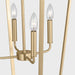 Generation Lighting - GLC1274SB - Four Light Chandelier - Kennan - Satin Brass