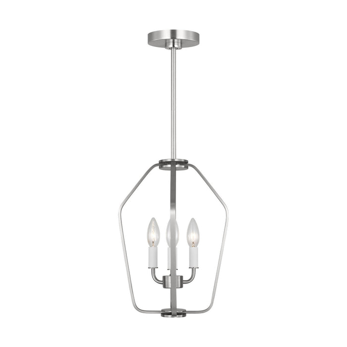 Generation Lighting - GLC1283BS - Three Light Chandelier - Kennan - Brushed Nickel