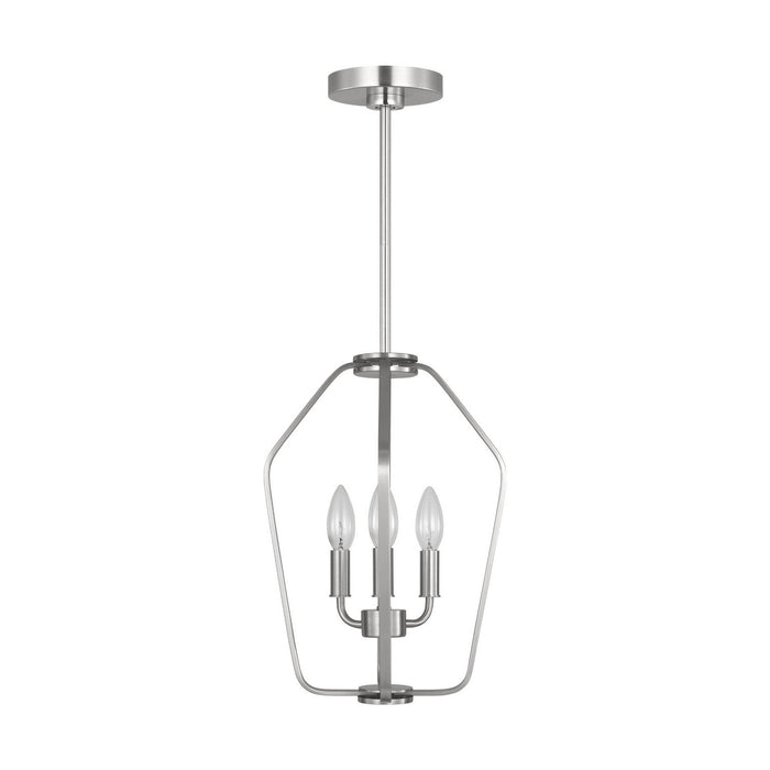 Generation Lighting - GLC1283BS - Three Light Chandelier - Kennan - Brushed Nickel
