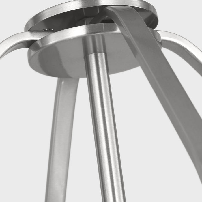 Generation Lighting - GLC1283BS - Three Light Chandelier - Kennan - Brushed Nickel