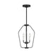 Generation Lighting - GLC1283MBK - Three Light Chandelier - Kennan - Midnight Black