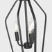 Generation Lighting - GLC1283MBK - Three Light Chandelier - Kennan - Midnight Black