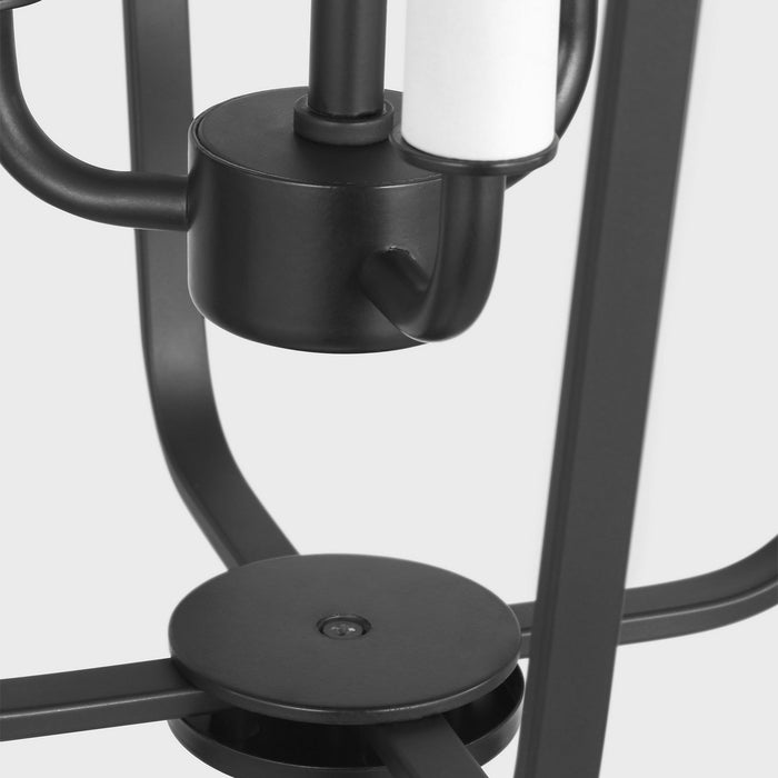 Generation Lighting - GLC1283MBK - Three Light Chandelier - Kennan - Midnight Black