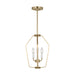 Generation Lighting - GLC1283SB - Three Light Chandelier - Kennan - Satin Brass
