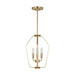 Generation Lighting - GLC1283SB - Three Light Chandelier - Kennan - Satin Brass