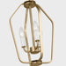 Generation Lighting - GLC1283SB - Three Light Chandelier - Kennan - Satin Brass