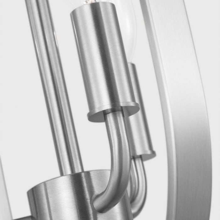 Generation Lighting - GLC1293BS - Three Light Chandelier - Loretto - Brushed Nickel