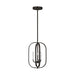 Generation Lighting - GLC1293MBK - Three Light Chandelier - Loretto - Midnight Black