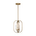 Generation Lighting - GLC1293SB - Three Light Chandelier - Loretto - Satin Brass