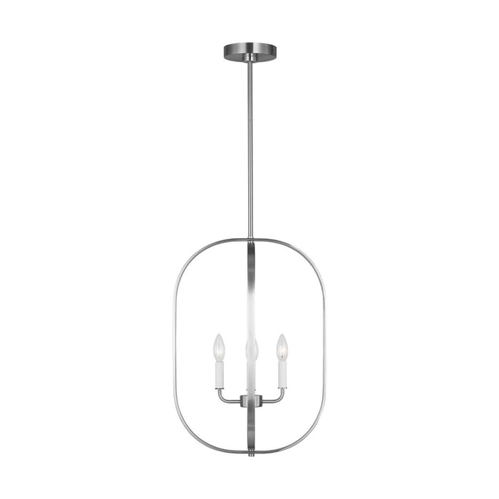 Generation Lighting - GLC1304BS - Four Light Chandelier - Loretto - Brushed Nickel