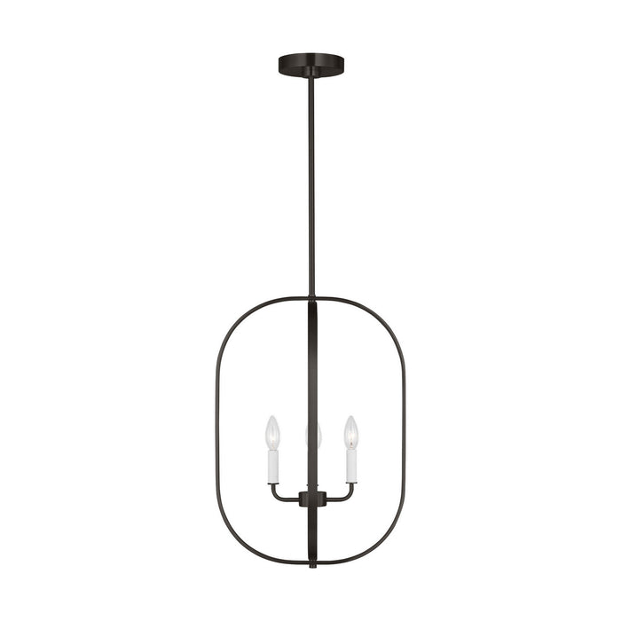 Generation Lighting - GLC1304MBK - Four Light Chandelier - Loretto - Midnight Black