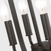 Generation Lighting - GLC1304MBK - Four Light Chandelier - Loretto - Midnight Black