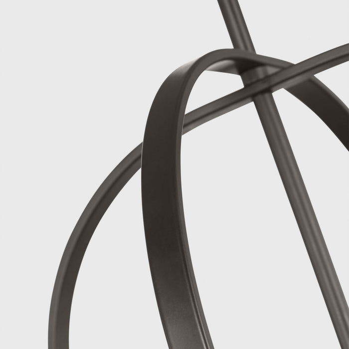 Generation Lighting - GLC1304MBK - Four Light Chandelier - Loretto - Midnight Black