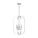 Generation Lighting - GLC1316BS - Six Light Chandelier - Loretto - Brushed Nickel