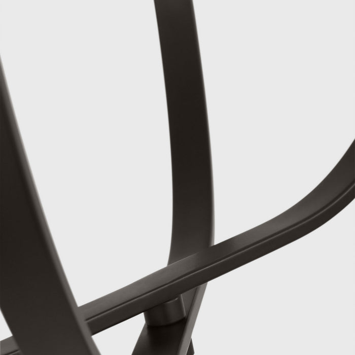 Generation Lighting - GLC1316MBK - Six Light Chandelier - Loretto - Midnight Black