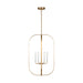Generation Lighting - GLC1316SB - Six Light Chandelier - Loretto - Satin Brass