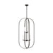 Generation Lighting - GLC1329MBK - Nine Light Chandelier - Loretto - Midnight Black