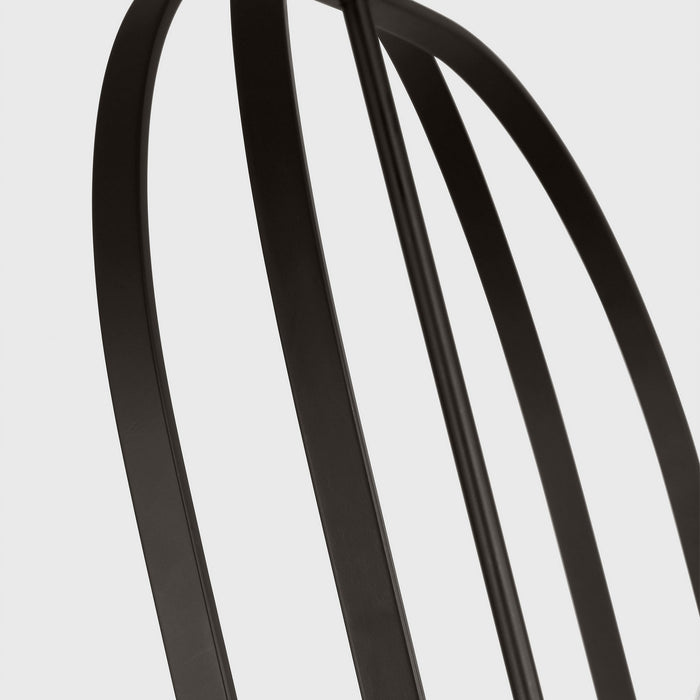 Generation Lighting - GLC1329MBK - Nine Light Chandelier - Loretto - Midnight Black