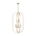 Generation Lighting - GLC1329SB - Nine Light Chandelier - Loretto - Satin Brass