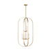 Generation Lighting - GLC1329SB - Nine Light Chandelier - Loretto - Satin Brass