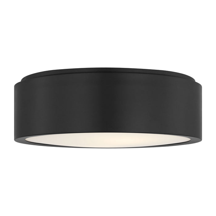 Generation Lighting - GLF1032MBK - Flush Mount - Albee - Midnight Black