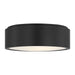 Generation Lighting - GLF1032MBK - Flush Mount - Albee - Midnight Black