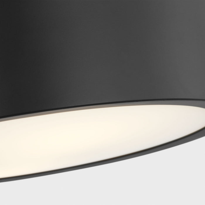 Generation Lighting - GLF1032MBK - Flush Mount - Albee - Midnight Black