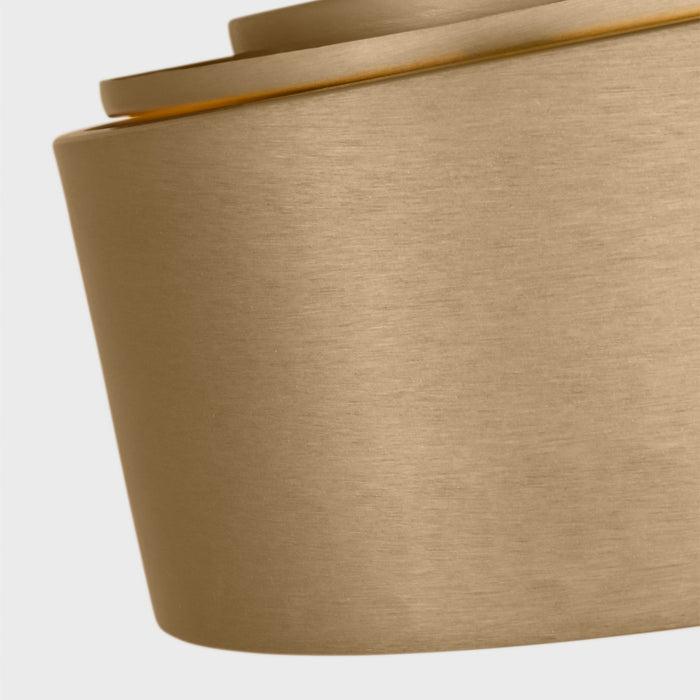 Generation Lighting - GLF1032SB - Flush Mount - Albee - Satin Brass