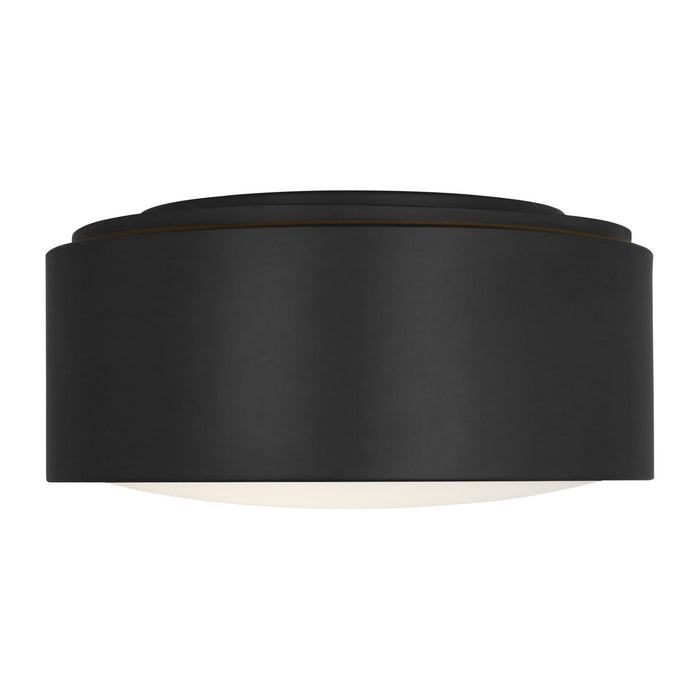 Generation Lighting - GLF1041MBK - Flush Mount - Albee - Midnight Black