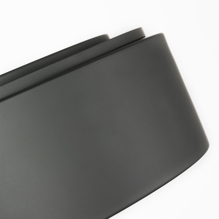 Generation Lighting - GLF1053MBK - Flush Mount - Albee - Midnight Black