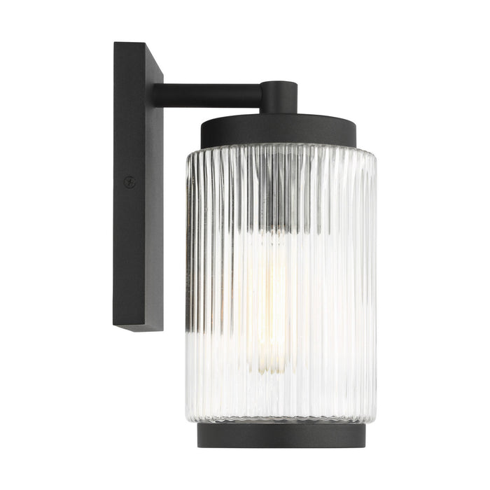 Generation Lighting - GLO1061TXB - One Light Outdoor Wall Lantern - Ronde - Textured Black