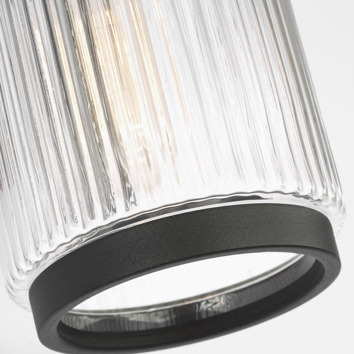 Generation Lighting - GLO1061TXB - One Light Outdoor Wall Lantern - Ronde - Textured Black